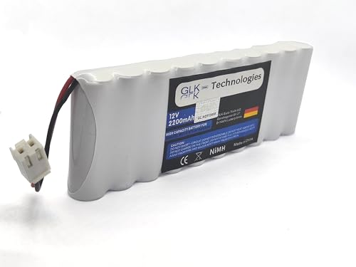 GLK-Technologies® High Power Ersatz-Akku 12V/2200 mAh bis zu 1000 Aufladezyklen Roto ZEL für Roto-Tronic Dachfenster WDT SF ZRO SF ZMA SF WDT-S RT2 SF G2 / G3 / G4 2025 BJ