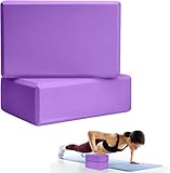 PIQIUQIU Yoga Block, 2er Yogablock für Yoga Pilates