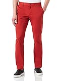 1985 DENTON CHINO Tommy Hilfiger 1985 Denton Chino Pantalones, Cinnabar Red, 33W/34L para Hombre