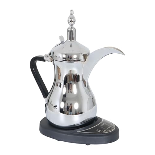 Pitycbo Hervidor de Café Eléctrico Tetera para Infusiones Calentador de Agua Y Jarra Árabe de Acero Inoxidable con Apagado Automático Adecuado para Fiestas Y, 600ml