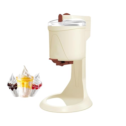 Máquina De Helado Para Hogar Y Mini Máquina De Helado Automática Con Tazón Precongelado De 1 L, Preparación Rápida De Helados Y Postres Saludables