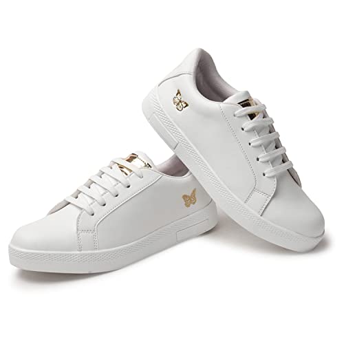 Image of Longwalk Round White Sneakers for Women