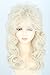 LeMarnia Women's Wigs 70s 80s Fashion Singer Wigs Platinum Blonde Long Curly Beehive Wigs for Halloween Costume Party Wig