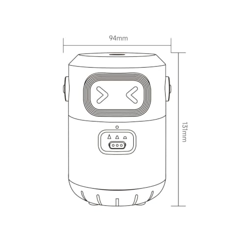 Electric Pencil Sharpener, Automatic Desktop Tool with Transparent Shavings Bin, 3 Tip Settings, Auto Stop Function Automatic Pencil Sharpener Desk Classroom Homework Drawing Standard Wooden Pencils - Image 3