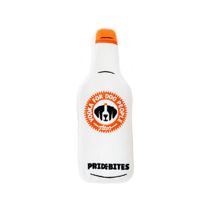 Juguete mordible para perros Tito's con diseño de botella miniatura 2