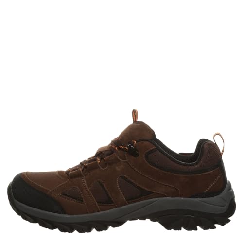 Image of BEARPAW Men's Edgewood Low Dark Brown Size 9.5 | Men's Ankle Boot | Men's Hiking Boot | Comfortable Boot