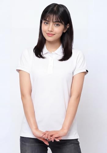 Image of Wear Your Opinion Womens Polo Collar Neck T-Shirt Top (Design: Solid)