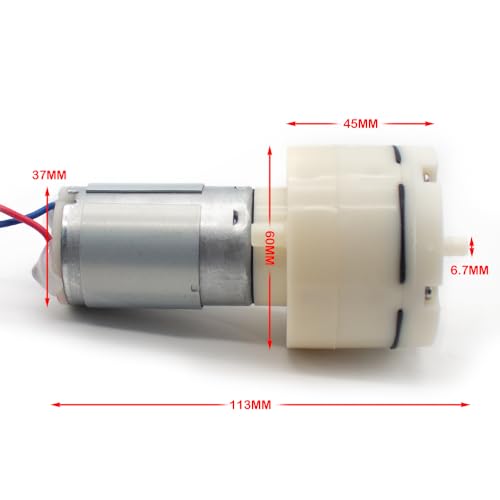 Toplionace DC 12V Mini Luftpumpe Sauerstoffpumpe Motor Volt Aquarium Pumpe Einstellen Pwm Lautstärke Angeln Aquarium Auto Belüfter Zucht