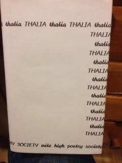 Thalia a fine book of poetry Mile High Poetry Society 1992 hardback
