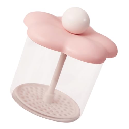 Lurrose 洗顔料泡立て器 手動フォームメーカー 簡単操作 持ち運び便利 コンパクト 自宅用 対応 深洗浄対応 ピンク色