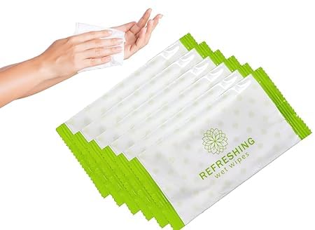 AKADO Facial Wet Wipes Soft Face Cleaning Cotton Paper Makeup Remover Napkin Face Wipes Multi-Purpose for Unisex (Pack Of 20)-image-16