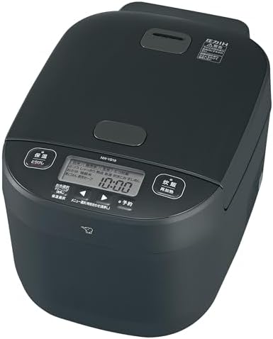 （16:00時点） 象印マホービン 炊飯器 1升 極め炊き 豪熱大火力 圧力IHタイプ 日本製 お手入れ点数2点 スレートブラック NW-YB18AM-BZ