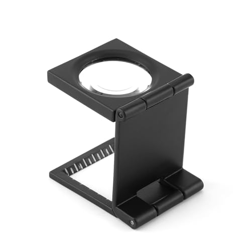 Zinc Alloy 10X Magnifier by with 28mm ThreeFolding, Includes Scfor Optiand Use
