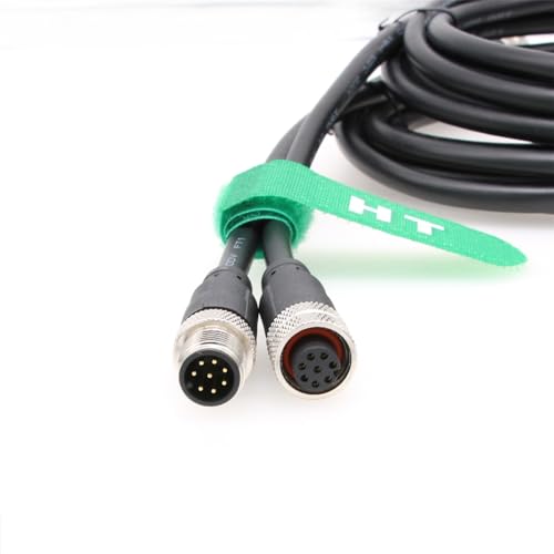 Cable M12 A codificado de 8 pines hembra a macho para actuador industrial 3M 6