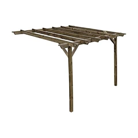 Arbor Garden Solutions Rustic Brown Pergola Cover