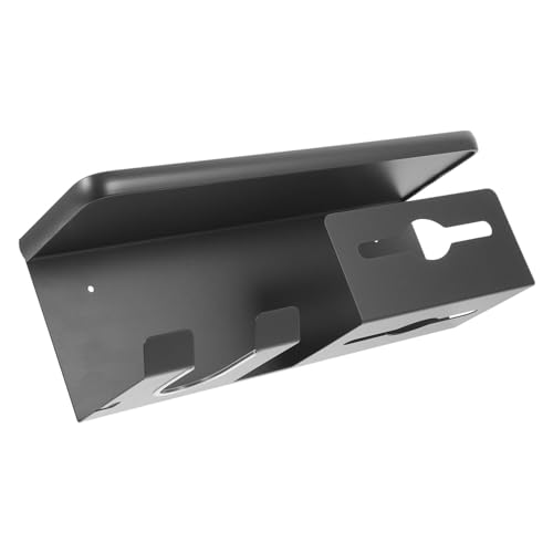 HOOTNEE Bathroom Organizer Hair Dryer Storage Mount Steel Versatile Space-Saving Design