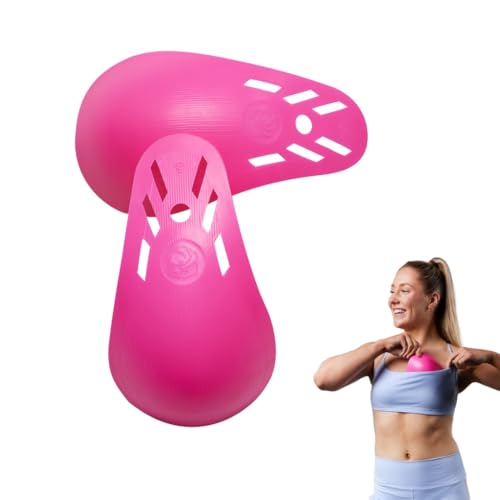 Boob Protect Women Breast Protector with Breathable Vents Hard Shell Protective Inserts for Rugby, Softball, Basketball, Soccer, Field Hockey, Volleyball, Mixed Martial Arts, Boxing & Others (X-Large)