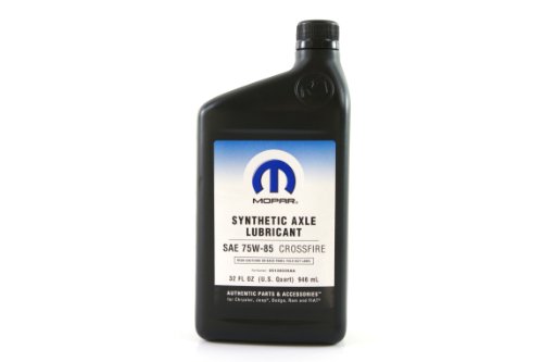 Genuine Chrysler Fluid 5136035AA Synthetic Axle Lubricant SAE 75w-85, 32 oz Bottle