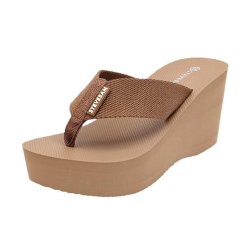 Sandals, 8cm Thick Sole Women's Thong Sandals - Summer Beach Slippers Shower Shoes