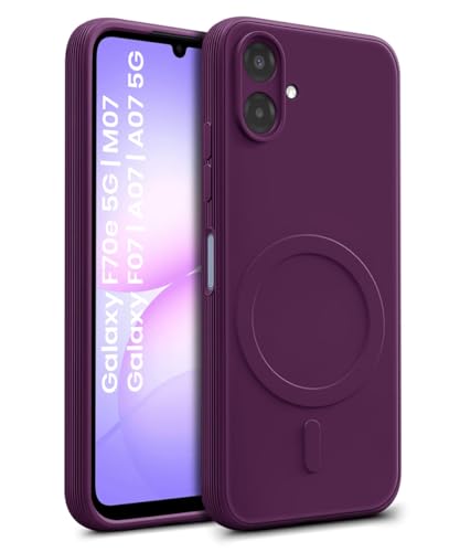 Image of WOW IMAGINE Back Case Cover for M17e 5G | F70e 5G | M07 | F07 | A07 5G | Soft Matte Silicone Case| Slim Fit & Shockproof | Camera Protection Bumper Cover (Black)