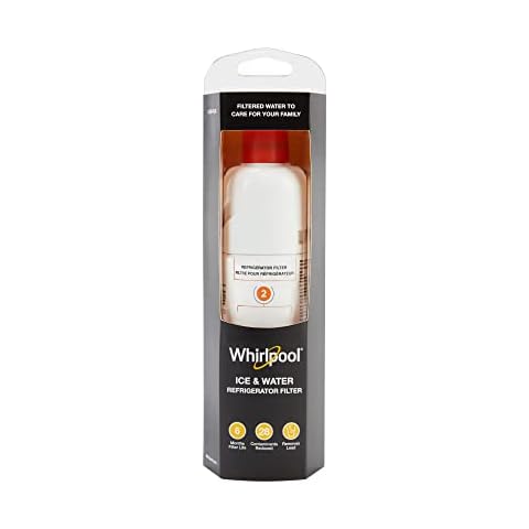Whirlpool WHR2RXD1 Ice, Orange Refrigerator Water Filter 2-WHR2RXD1, Single-Pack Cover