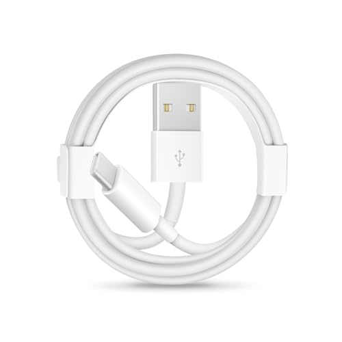 USB to USB C Cable, Type C Charger Carplay Cable 3ft USB-C Car Charger Cord for i Phone 16 15 Pro/16 15 Pro Max,iPad Pro, Samsung Galaxy, Tablets and More(White)