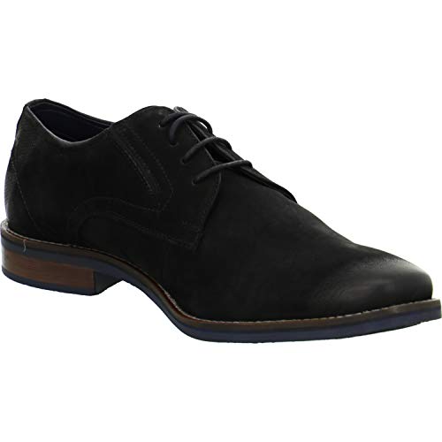Image of bugatti Men's 311818023500 Derbys, Black (Black 1000), 7.5 UK, Black Black 1000, 6.5 UK