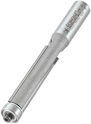 Trend 46/900X1/4TC Bit-46/900X1/4TC X Professional 1/4" Shank Bearing Guided Trimming Router Cutter Bit Diameter 9.5mm Cutting Length 6.35mm Tungsten Carbide Tipped