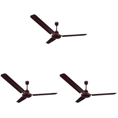 Image of RR Signature Morpheus1200MM Star-rated BEE Certified Energy Efficient 52-Watt High Speed Ceiling Fan (Brown) (Pack of 3)