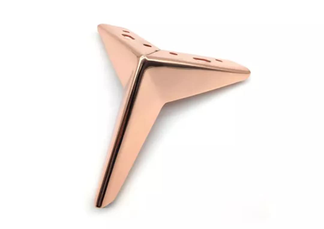Zohra Hardware 4PC Metal Star Shaped Furniture Legs, Latest Style Coffee Table Sofa Feet Kitchen Table Legs Bathroom Cabinet Cupboard Feet, DIY Furniture Hardware (4 inches, Rose Gold) (B0BJLCWPGG) Amazon Price History, Amazon Price Tracker