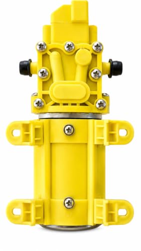 Image of High Pressure Diaphragm Pump Double Motor 12V DC Electric Battery Operated Sprayer Water Pump Motor for Agriculture Farm Fogger Misting Spray Car Bike Wash Sanitizing Gardening 500 PSI