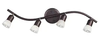 CANARM LTD. IT356A04ORB10 James 4 Bulb Track Light, Oil Rubbed Bronze