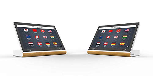 Amazon | 対面型翻訳機 2台セット 112言語対応 タッチパネル 会話記録