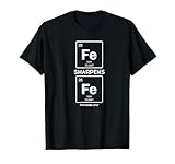 Iron Sharpens Iron Christian Guys Periodic Table Elements T-Shirt