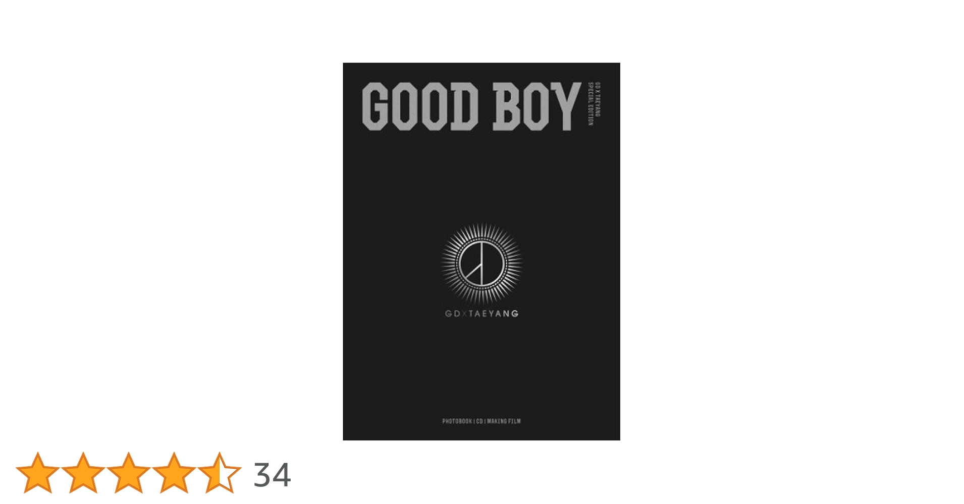 GOOD BOY GD×TAEYANG フォトブック付き G-DRAGON GOOD BOY GD×TAEYANG フォトブック付き G-DRAGON GD X TAEYANG