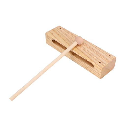 GOOHOCHY Solid Hardwood Square Music Instrument Mallet Wooden Percussion Rhythm Stick Bell Mallets