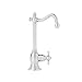 Waterstone 1150H-SC Annapolis Filtration Faucet Hot Only with Single Cross Handle, Satin Chrome