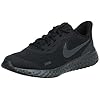 Nike Unisex-Kid’s Revolution 5 Grade School Running Shoe, Black/Black-Anthracite, 5Y Regular US Big Kid