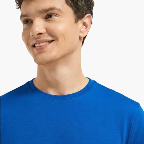 Image of Wellbi Bamboo Men's Tshirt - Ultra-Soft, Breathable & Sustainable | Premium Cotton Blend for Supreme Comfort | Stylish & Eco-Friendly T-Shirt for Men | Tshirt Men Cotton
