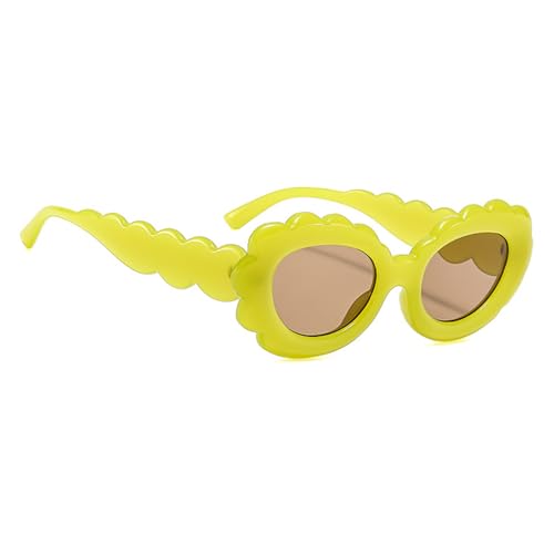 bullabulling Sunglasses for Men Women Candy Colorful Sunglasses Wave Eyewear3