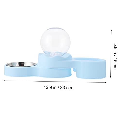 Comedero y bebedero automático para gatos rotativo miniatura 6