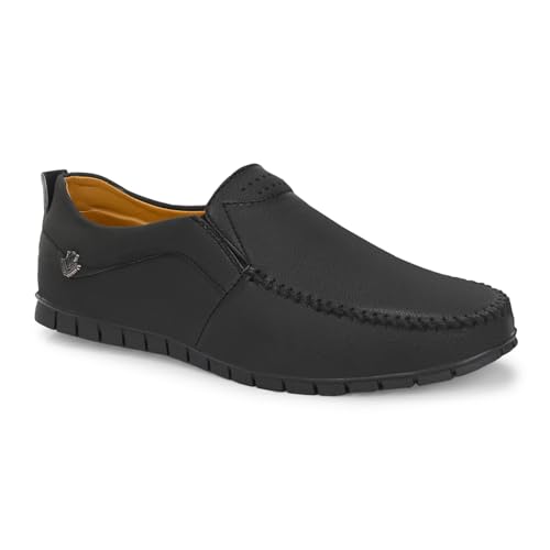 Image of Centrino Slip-On Men's Formal Shoe | Stylish with Soft Cushioned Insole | Sleek Slip-On Design for Formal Look | Durable with Anti-Skid Sole | Ideal for Office Wear (9291)