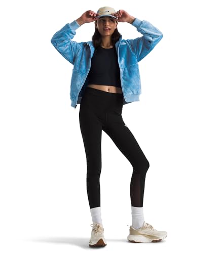 Image of THE NORTH FACE Girls' Osito Full Zip Hoodie | Fleece Hooded Jacket With Hand Pockets & Durable Ribbed Collar