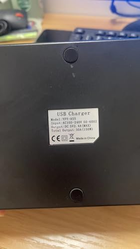 Qvouaw Multi Charging Station,150W 3.5A 16-Port USB Charger for Multiple Device with SmartIC Tech and Adjustable Dividers, Qvouaw Stand Compatible with iPad, Tablet, Kindle,Charging 16 iPads