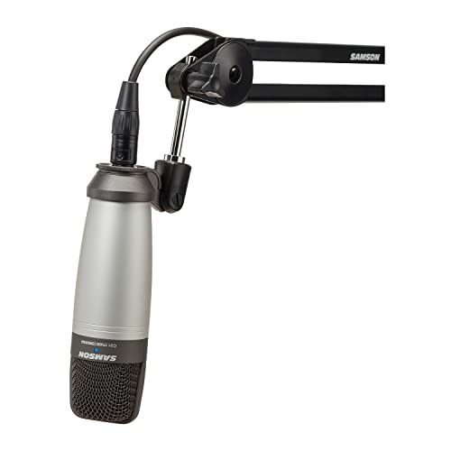Samson C01 XLR Large Diaphragm Vocal Condenser Microphone, White - Image 4