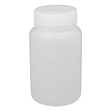 Aexit Weiß 250ml Gewerbe, Industrie & Wissenschaft Kunststoff Weithals Labor Flasche Probe Labor- & wissenschaftlich genutzte Produkte Sealling Liquidflasche