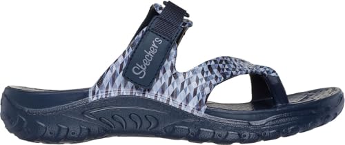 Skechers - Womens Foamies: Reggae - Scenery Sneakers, Color Navy, Size: 11 M US4
