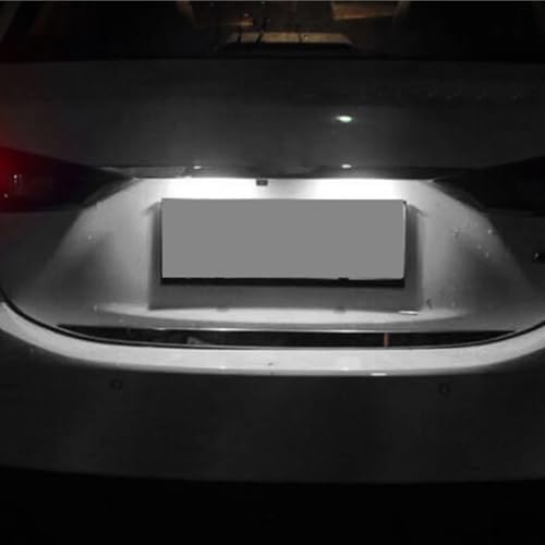 Luces de matrícula para Mazda CX-3 2016-2025 conjunto de iluminación B45A512L0B 6