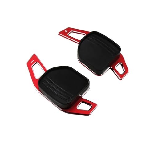 Compatible With Seat For Tarraco 2019 2020 2021 2022 2023 2024 カーパドルシフターカバー カーステアリングホイールシフトパドルエクステンションステッカーに適合 車のシフトパドルブレード(Red)