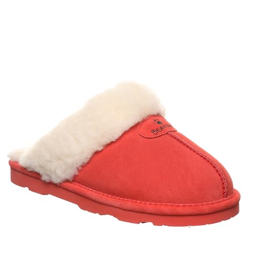 Image of BEARPAW Women's Loki Slip-On Slippers | Suede Upper | Comfortable Indoor & Outdoor Shoes for Women | Multiple Sizes & Colors